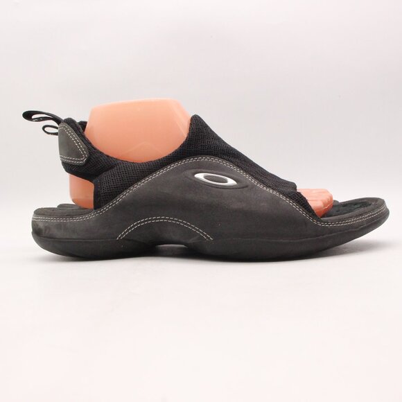 Y2K Oakley Crater Sandals Black Logo Men\'s Size 9 Black Causal Athletic Slip On main image 5